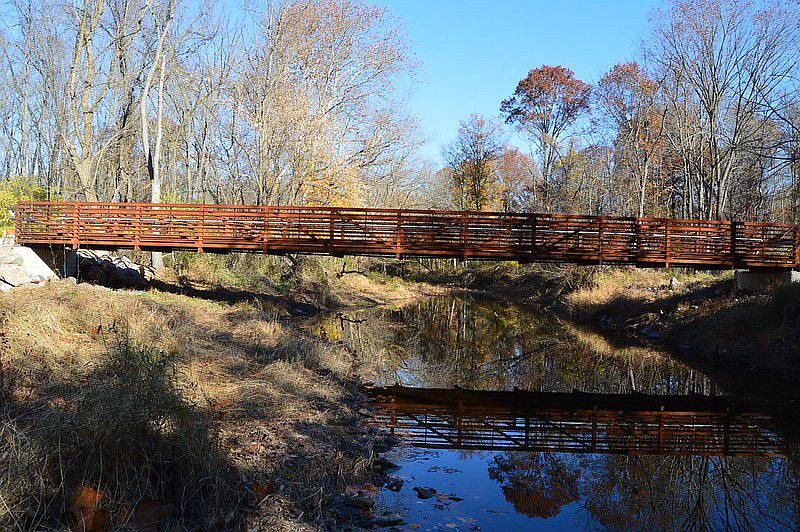 The full length of the Wissahickon Green Ribbon Trail (pictured above) will be featured in the 2022 Montco Trail Challenge, offering users ten additio