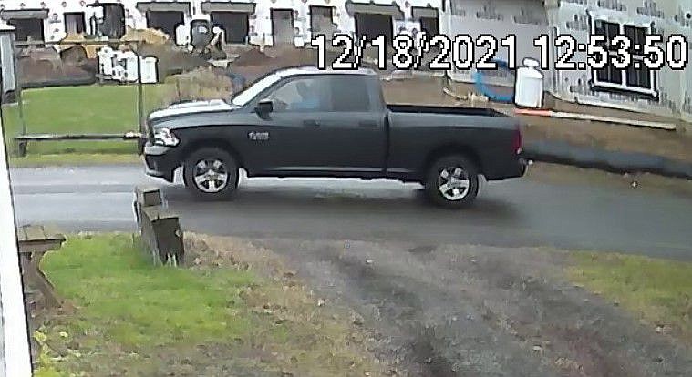 Surveillance photo of the suspect vehicle. 