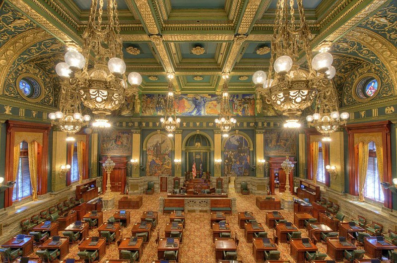 Pennsylvania Senate Chambers. 