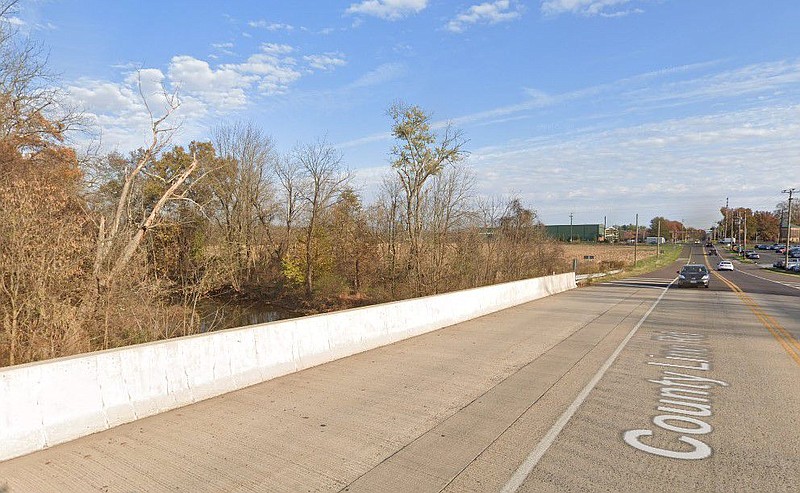 The County Line Road bridge. 