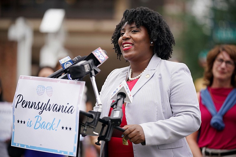 Pennsylvania House Democratic Leader Joanna McClinton says she has a claim to chamber speakership because her party won more seats in this year's midt