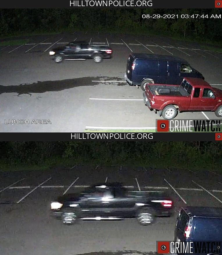 Surveillance images of the suspect(s) vehicle. 