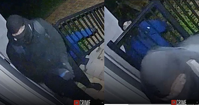 Two of the suspects were captured on home surveillance systems. 