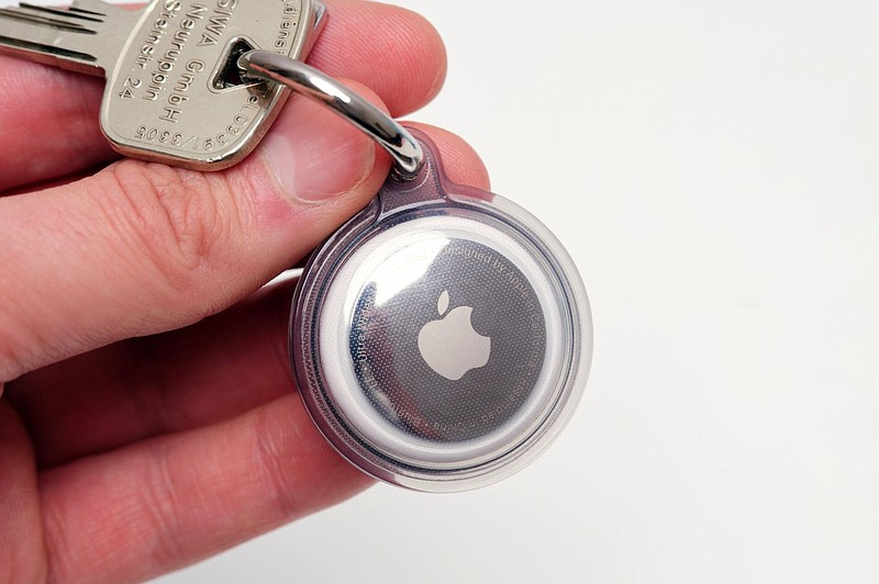 A GPS tracking device, similar to the Apple Airtag pictured, was used during a recent domestic incident in Upper Gwynedd Township. 