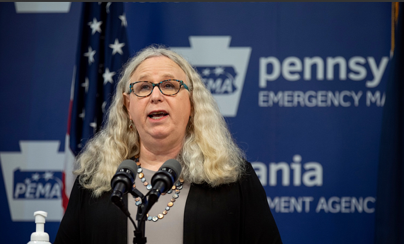 Secretary of Health Dr. Rachel Levine addresses the media on July 28, 2020, in Harrisburg, Pennsylvania. 