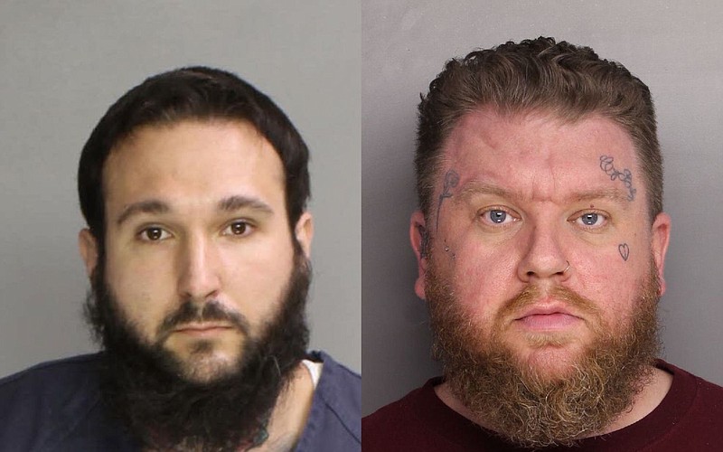 Joshua Benner, 28, of Telford, left, and Ronald Shock, 35, of Boyertown, right. 