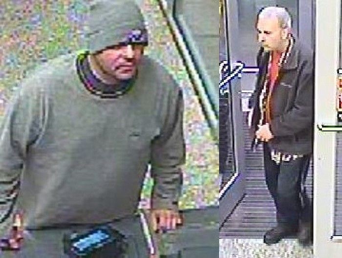 Surveillance footage of the two suspects. 