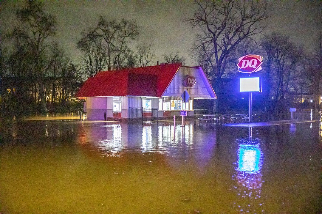 Photos: Strong Storms Cause Flooding at Dairy Queen in Perkasie - North ...