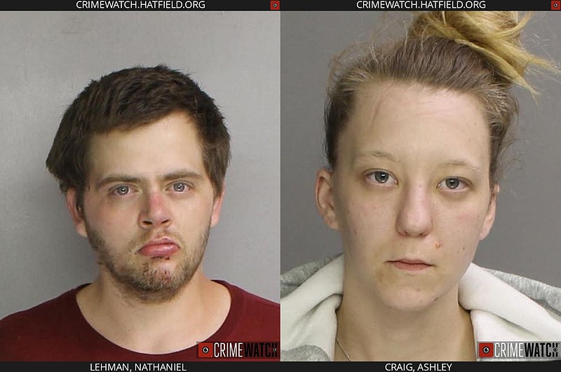 Left: Nathaniel Lehman, 28, of Shenandoah. Right: Ashley Craig, 25, of Shenandoah. 