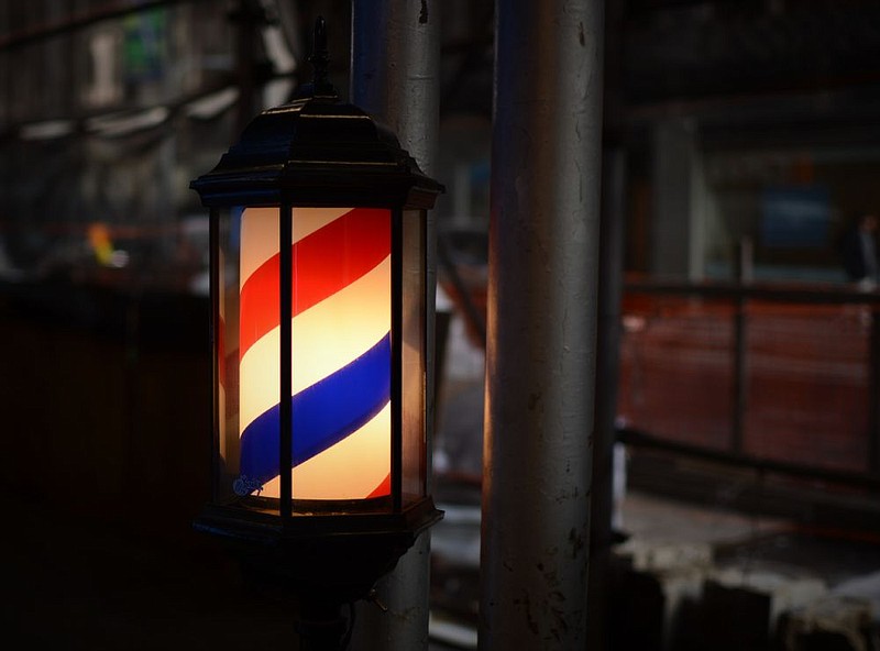 A Barbershop pole. 