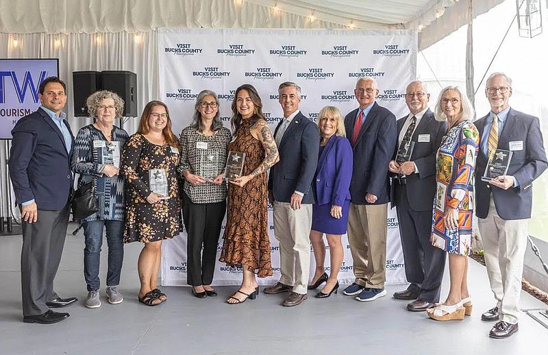 From Left: Paul Bencivengo, Kathy Cuddihy, Brittany Brown, Marjan Shirzad, Emily Seltzer, Bob Harvie, Diane Ellis-Marseglia, Gene DiGirolamo, Joe Ferr