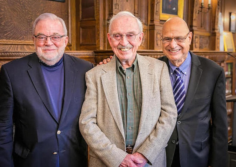 Ronald J. Sider, center, Jim Wallis, left, and Tony Campolo, right, are three individuals labeled leaders of evangelical progressivism over the last 5