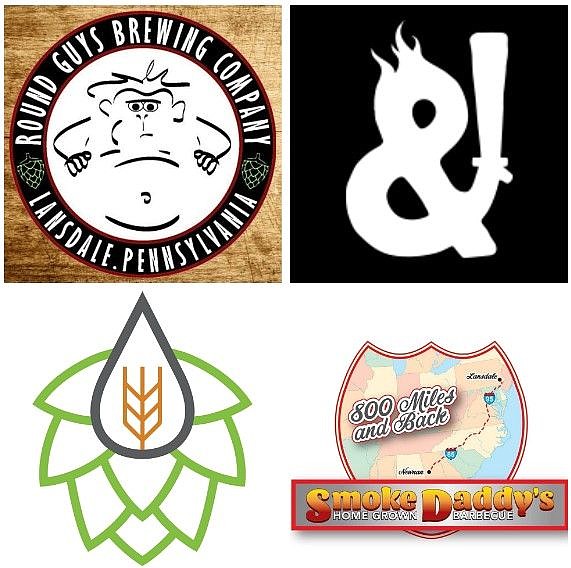 A collage of logos from Round Guys, Stove and Tap, Well Crafted and Smoke Daddy's. 