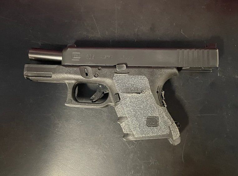 This gun was caught by TSA officers at a Philadelphia International Airport checkpoint on Oct. 11. 