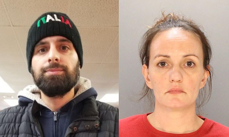 28-year-old Brandon Reggio and 37-year-old Alexandra Sharf, both of Philadelphia. 