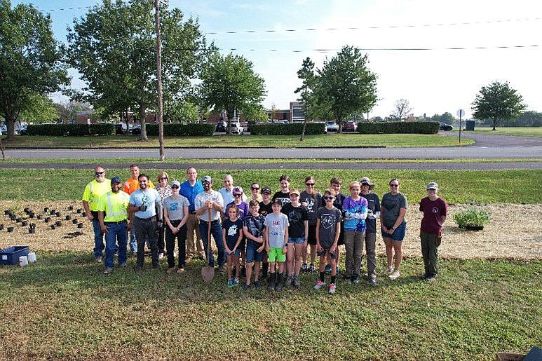 Lower Salford Township and Perkiomen Watershed Conservancy staff and community volunteers, along with NPWA Executive Director, Tony Bellitto. 