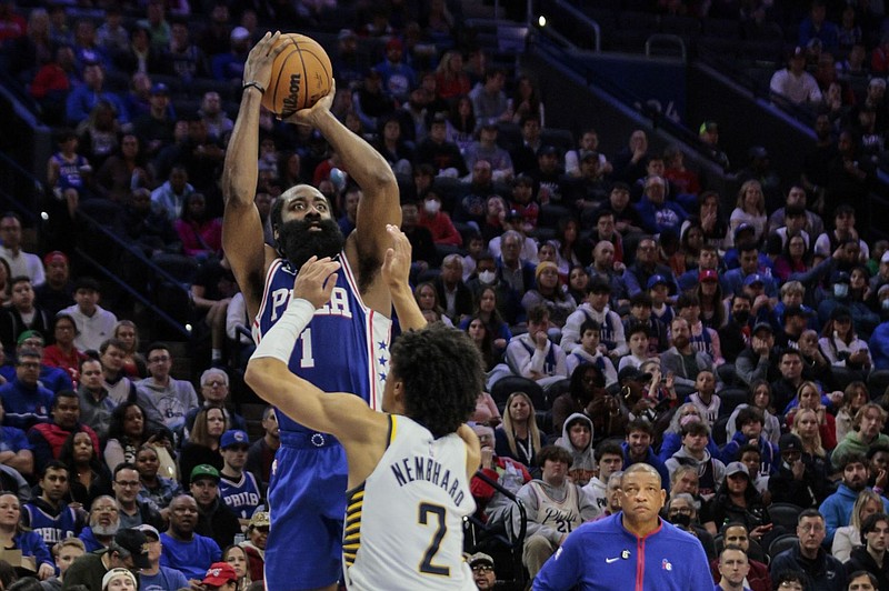 A sellout crowd of 20,033 packed the Wells Fargo Center Jan. 4, 2023, to see the Philadelphia 76ers face the Indiana Pacers. 