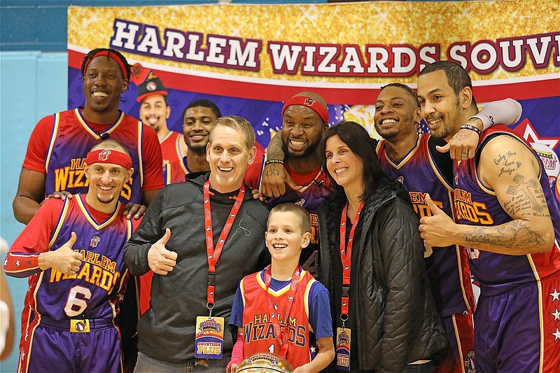 Image from the North Penn Dream Team's game against the Harlem Wizards in January 2020. 