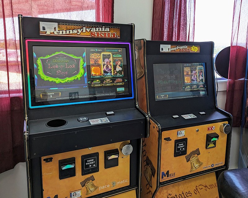 Pennsylvania skill game machines at a business near Harrisburg. 