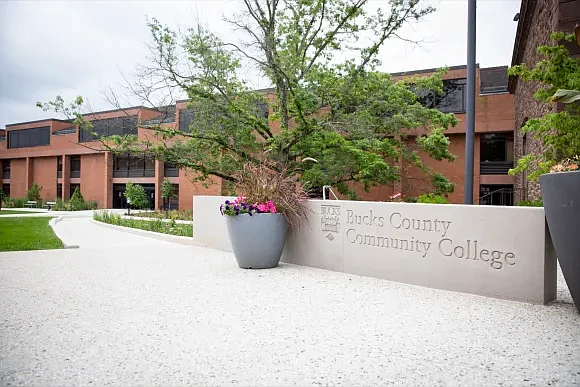 Bucks County Community College’s Newtown Township campus. 