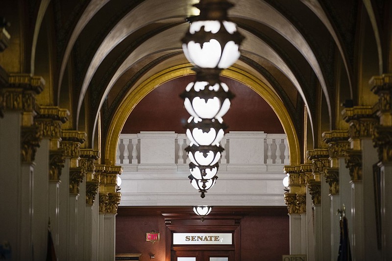 The interior of the Pennsylvania Capitol in Harrisburg. 