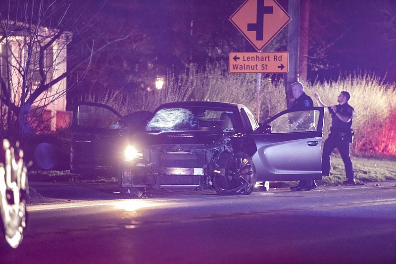 The driver of a gray Dodge Charger suffered a medical emergency while driving on Cowpath Road in Hatfield Township Friday night, causing the vehicle t