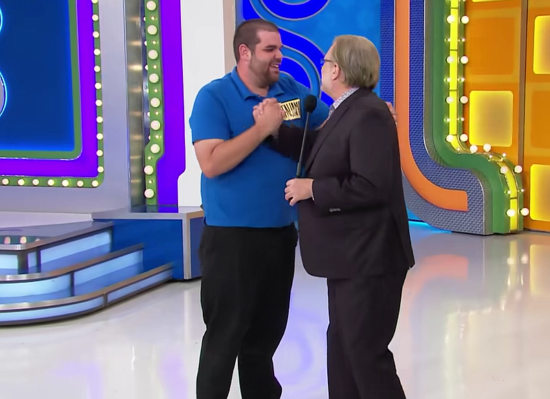 Ben Hartranft with The Price is Right host Drew Carey. 