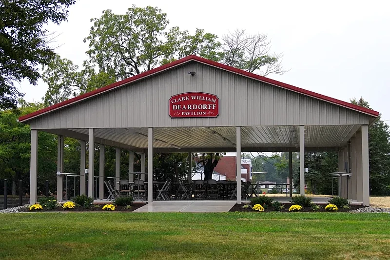 The new Clark William Deardorff Pavilion adjacent to Trinity Lutheran Church in Lansdale was dedicated on Sunday, Sept. 10, 2023. 