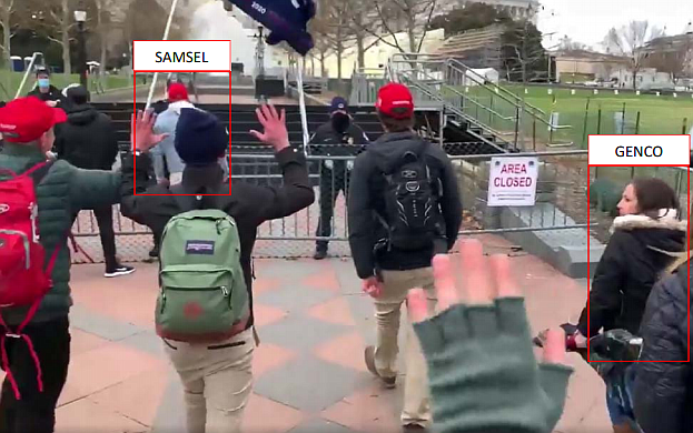 An image allegedly showing Samsel and Genco at the Capitol. 