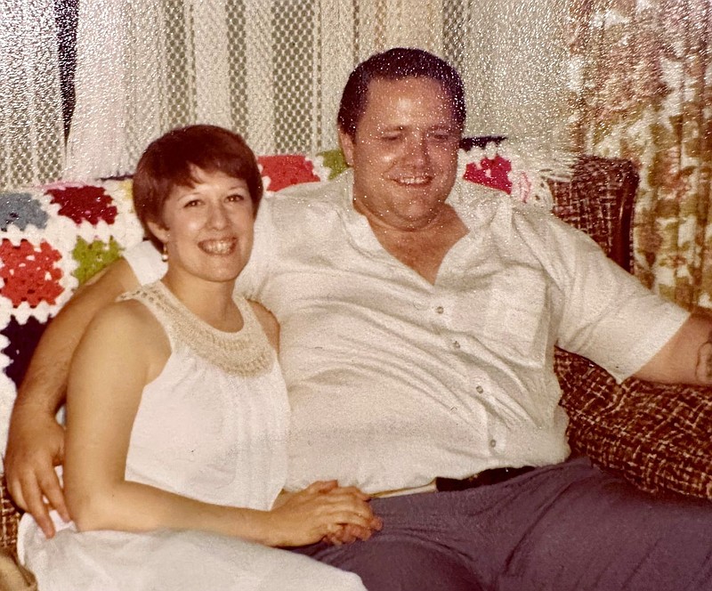 Gene Heffintrayer, right, with his wife, Barbara, left, following their wedding in 1979. 