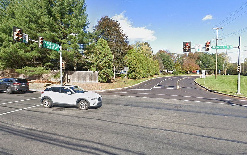 A file photo of the intersection of Morris Road and South Broad Street in Upper Gwynedd. 