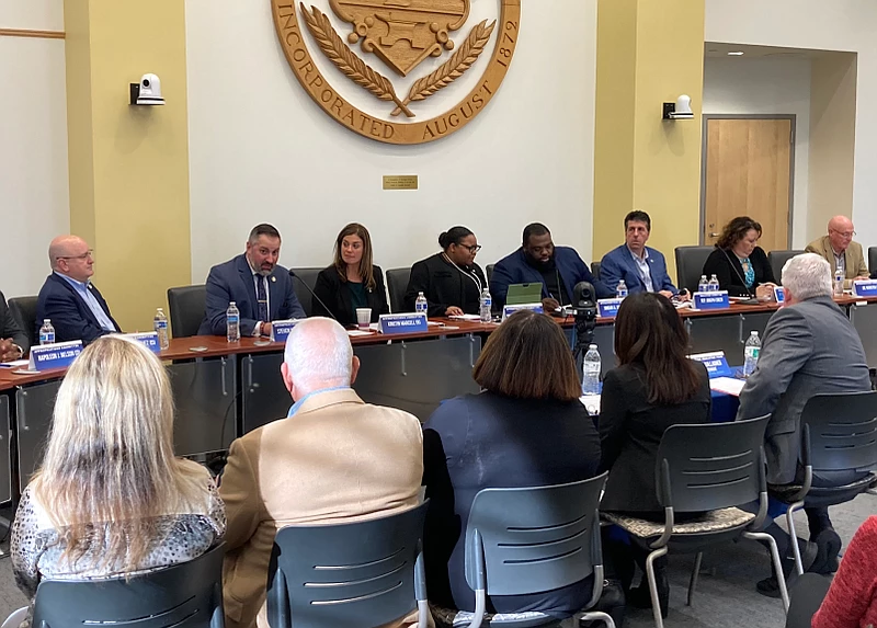 The Pennsylvania House Appropriations and Education Committees hold a public hearing on education funding at Lansdale Borough Hall as part of a statew