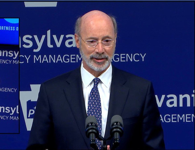 Governor Tom Wolf speaks at a press conference on May 29, 2020. 