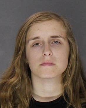 Rebecca Demasi, 22, as seen in her September 2019 mugshot. 