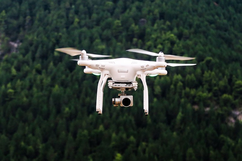 Stock image of a drone. 