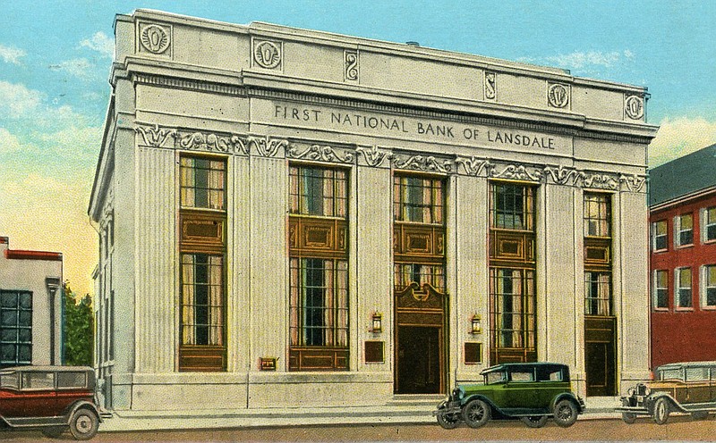 Lansale National Bank, circa 1935 