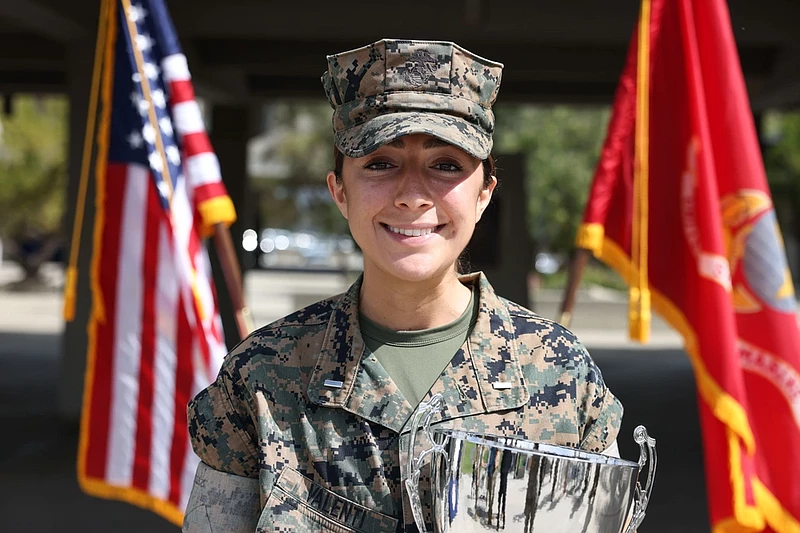 Lieutenant Alixandra Valenti, 26, of Camp Pendleton, CA. 