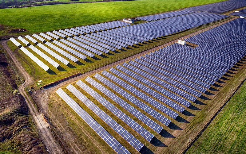 Solar farm. 