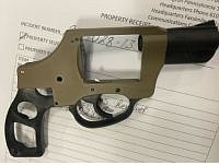 This gun was caught by TSA officers at a Philadelphia International Airport checkpoint on Oct. 28. 