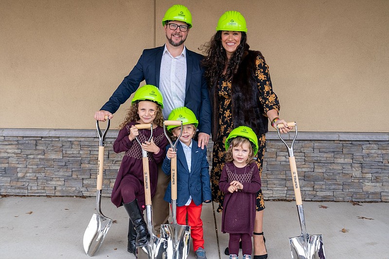 Franchisees Claas and Jessica Wiley-Ritzmann were in attendance at the grand opening with their three children. 