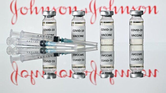 Vials of the Johnson & Johnson vaccine to prevent COVID-19. The use of this particular vaccine has been halted temporarily. 