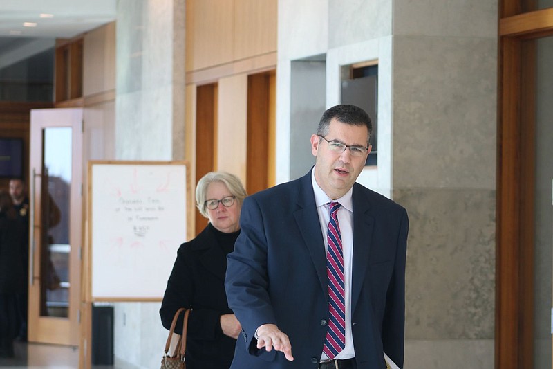 Gregg Shore after court in 2019. 