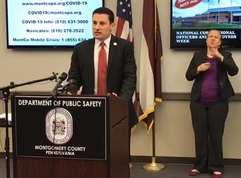 Montgomery County Commissioner Joe Gale, pictured during a press conference on May 7, 2020. 