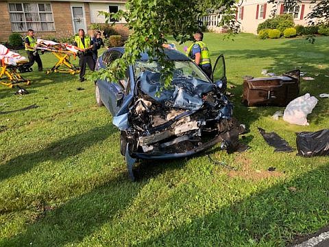 The Toyota Prius that was driven by 57-year-old David Case, of Lansdale. 