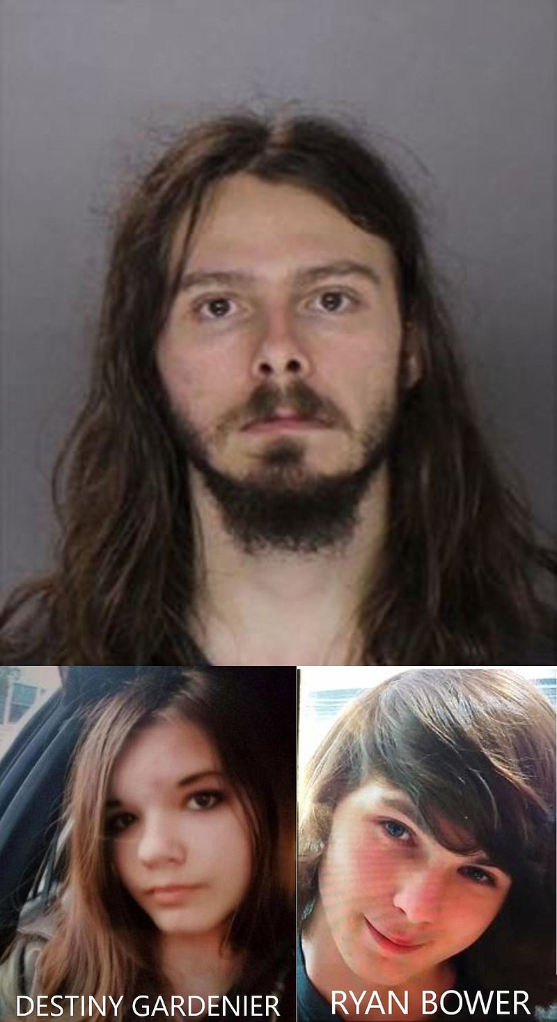 Matthew Macdonald, 30, of Bridgeport (top), Destiny Gardenier (bottom left) and Ryan Bower (bottom right). 