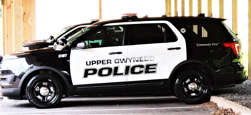 An Upper Gwynedd Police Vehicle. 