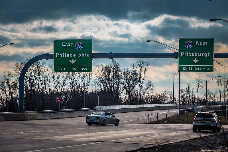 The Pennsylvania Turnpike. 