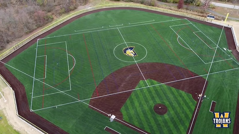 Wissahickon unveils its new turf fields in preparation for the upcoming spring sports season. (Credit: Wissahickon School District)