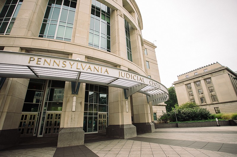The exterior of the Pennsylvania Judicial Center. (Credit: Kent M. Wilhelm / Spotlight PA)
