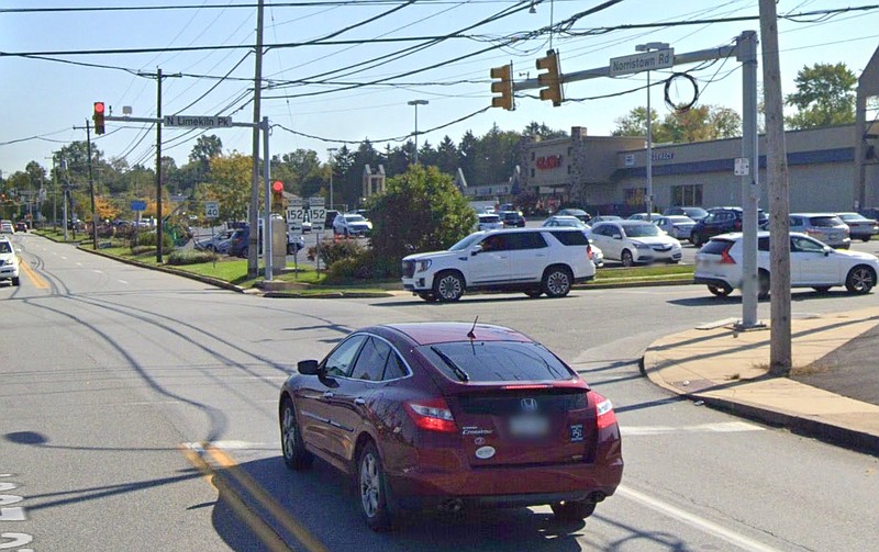 The intersection of Norristown Road and Limekiln Pike. (Credit: Google Street View)